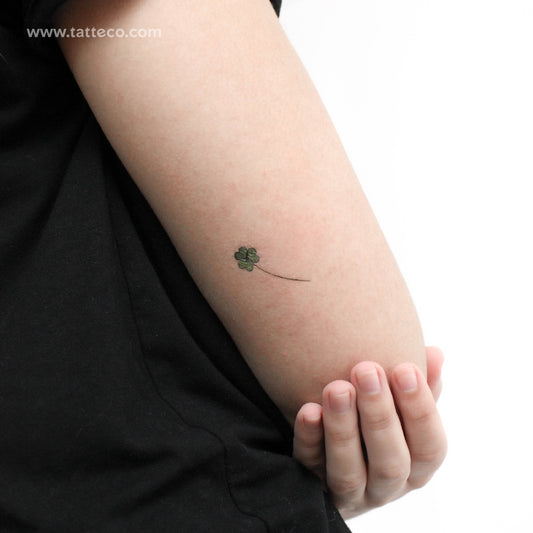 Tatuaje temporal de trébol pequeño de Ann Lilya (juego de 3)