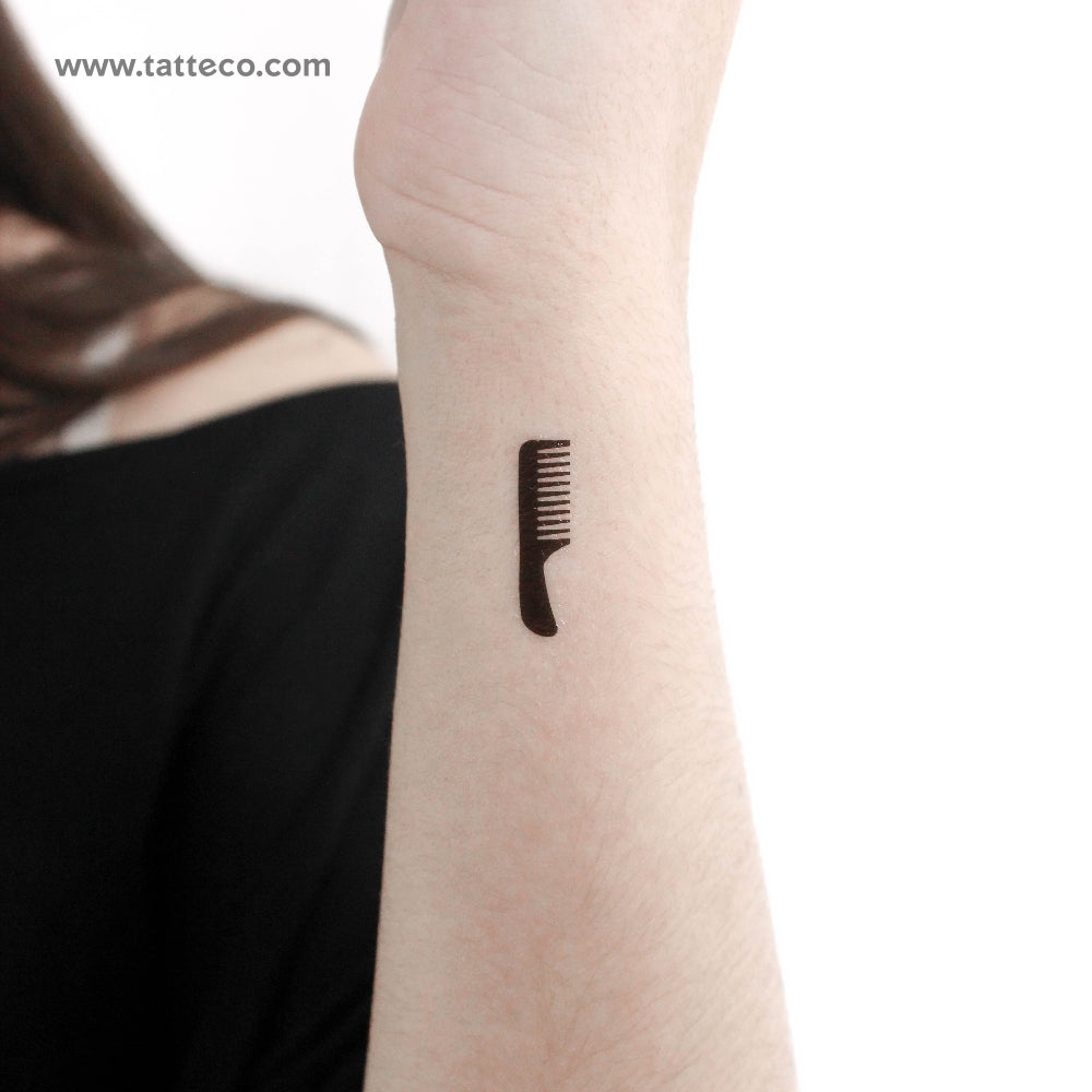 Tatuaje temporal de peine - Juego de 3