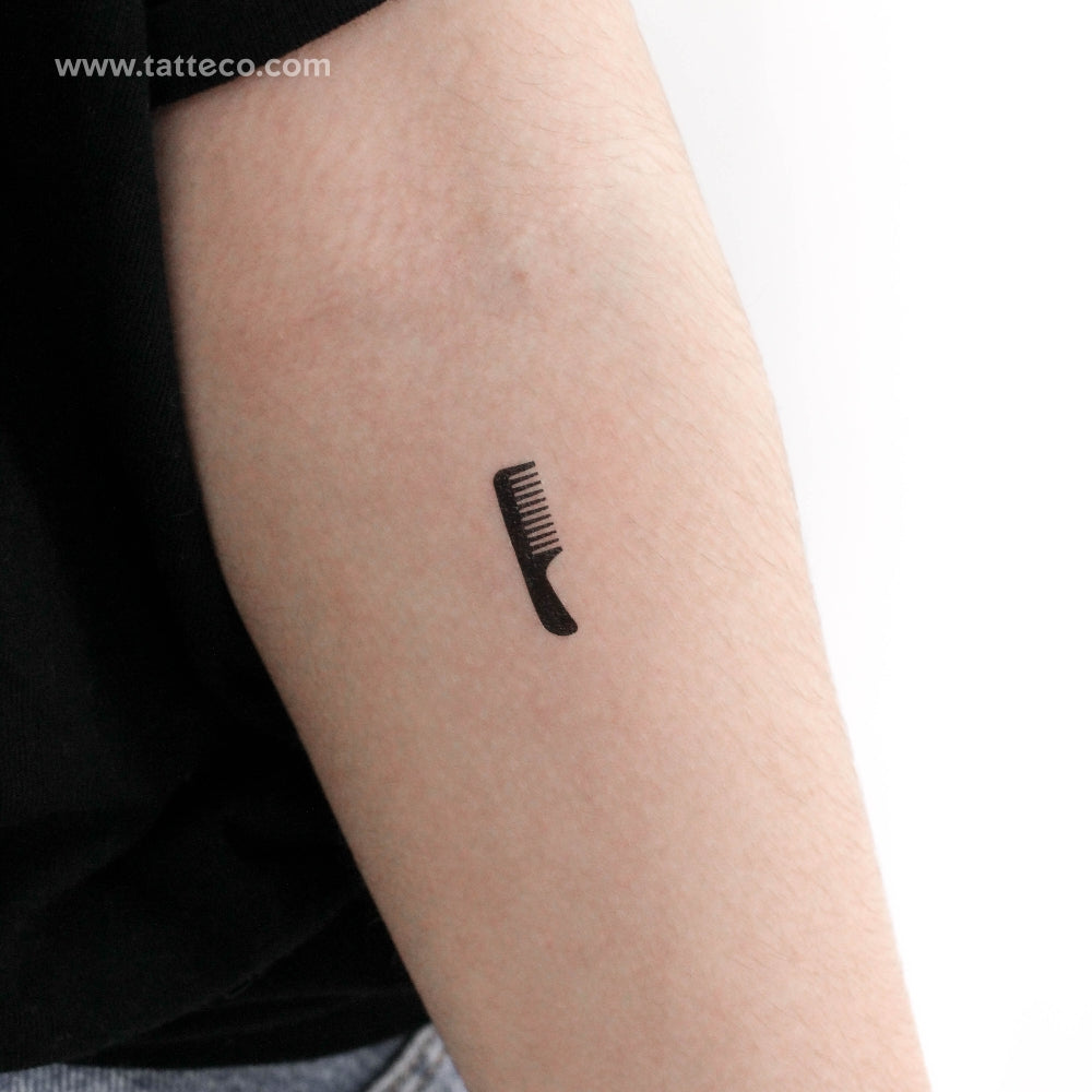 Tatuaje temporal de peine - Juego de 3