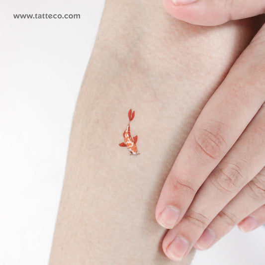 Koi Fish Temporary Tattoo - Set of 3