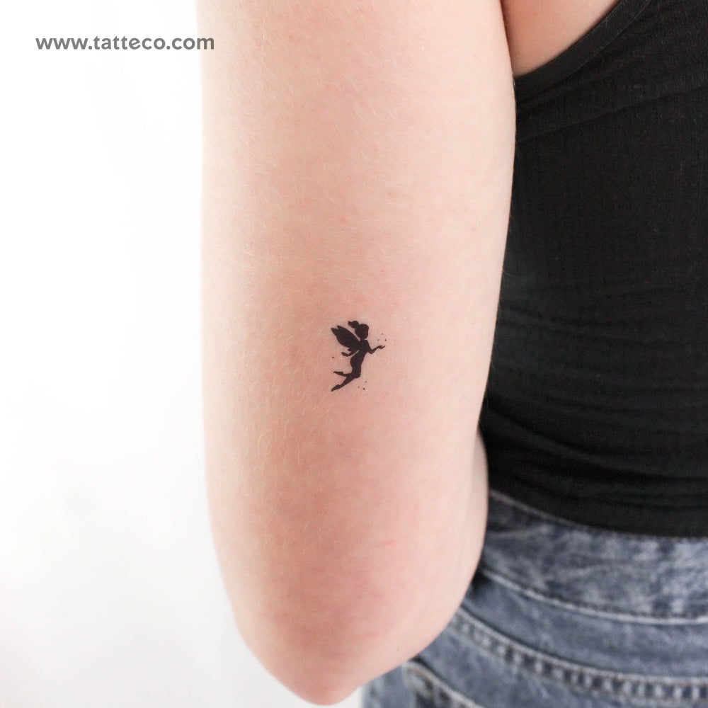 Fairy Silhouette Temporary Tattoo - Set of 3