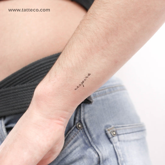 Tatuaje temporal Respira - Juego de 3