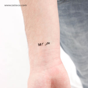 MOON Temporary Tattoo - Set of 3