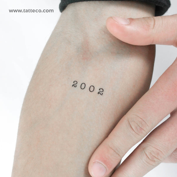 2002 Temporary Tattoo - Set of 3