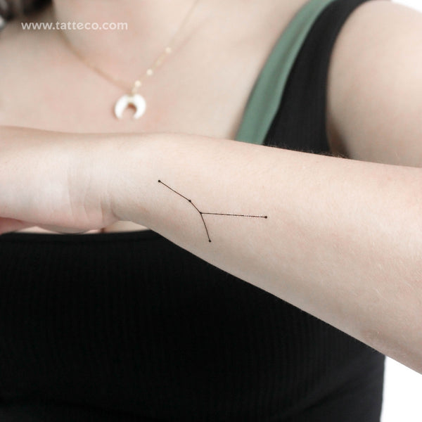 Cancer Constellation Temporary Tattoo - Set of 3