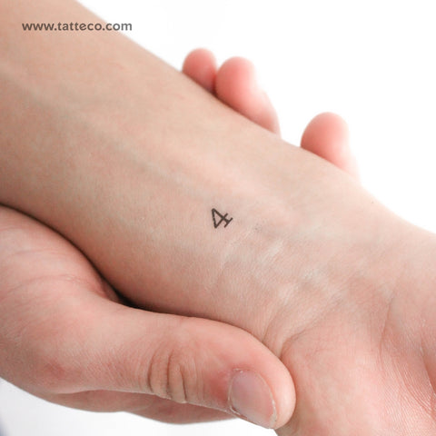 Number 4 Temporary Tattoo - Set of 3