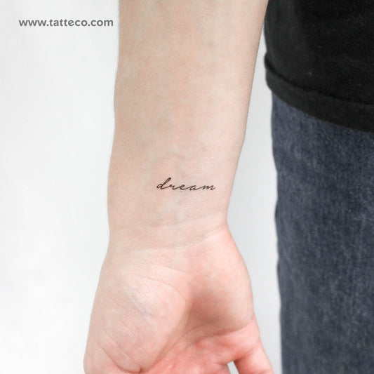'Dream' Temporary Tattoo - Set of 3
