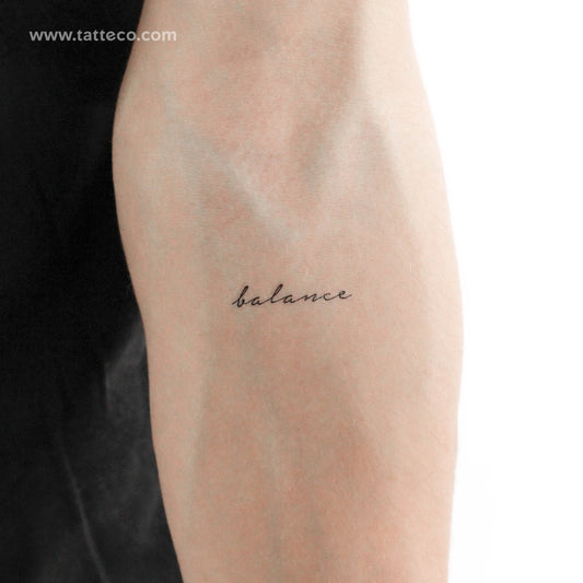 Tatuaje temporal 'Equilibrio' - Juego de 3