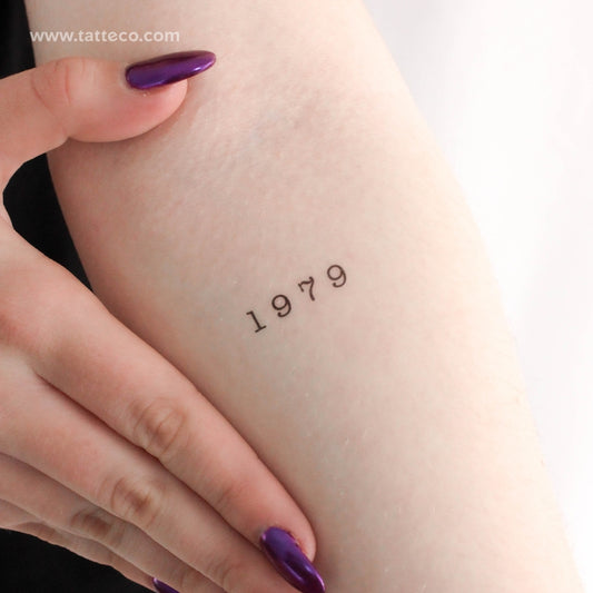 1979 Temporary Tattoo - Set of 3