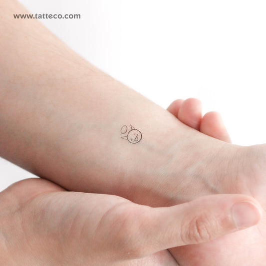 Demon Temporary Tattoo - Set of 3