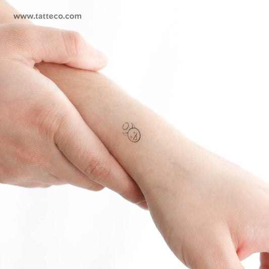 Demon Temporary Tattoo - Set of 3