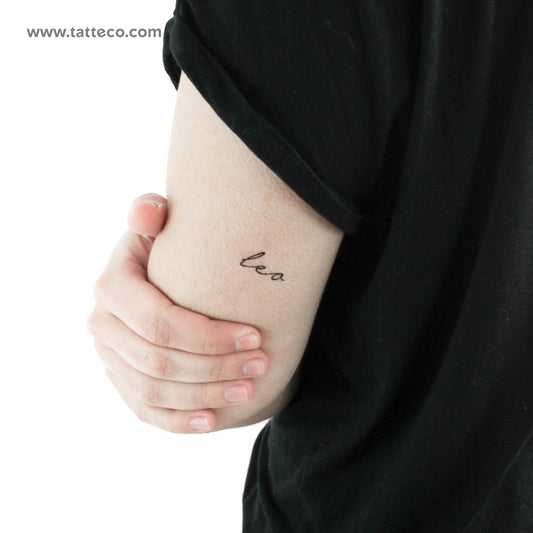 Tatuaje temporal de Leo - Juego de 3