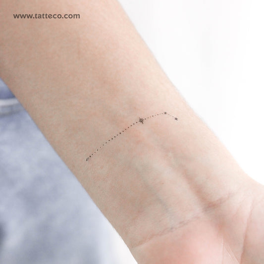 Dots Aries Constellation Temporary Tattoo - Set of 3