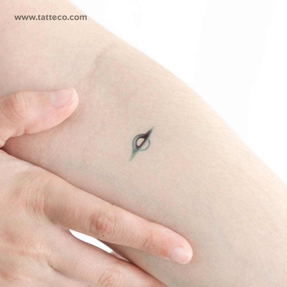 Black Hole Temporary Tattoo - Set of 3