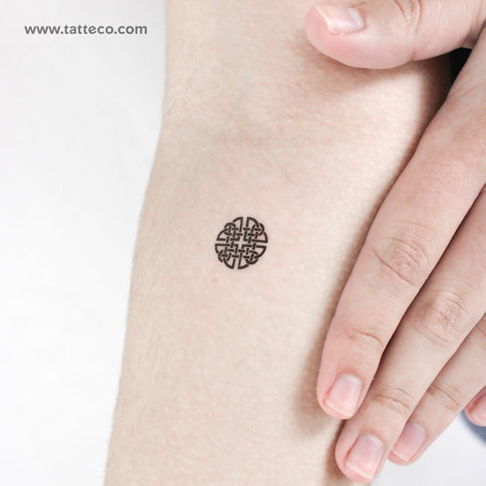 Tiny Dara Knot Temporary Tattoo - Set of 3