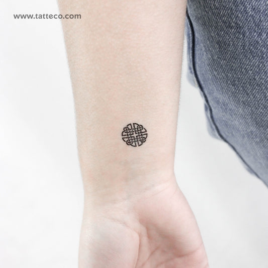 Tiny Dara Knot Temporary Tattoo - Set of 3