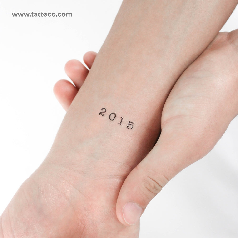 2015 Temporary Tattoo - Set of 3