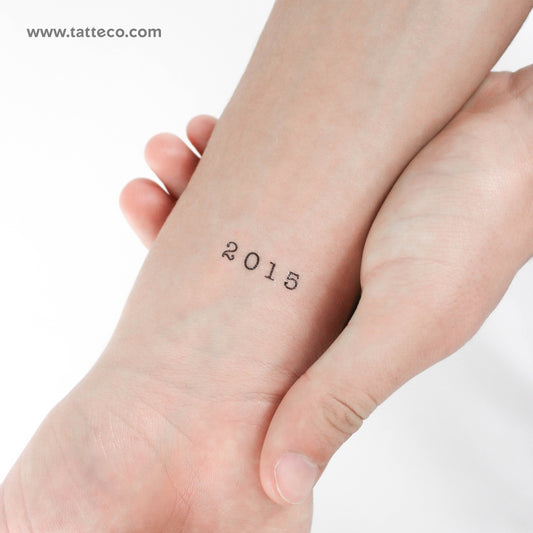 2015 Temporary Tattoo - Set of 3