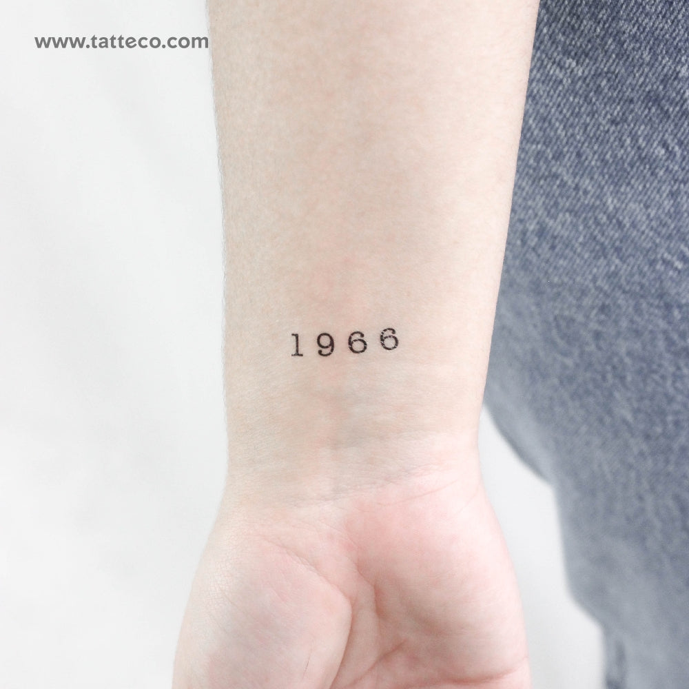 1966 Temporary Tattoo - Set of 3