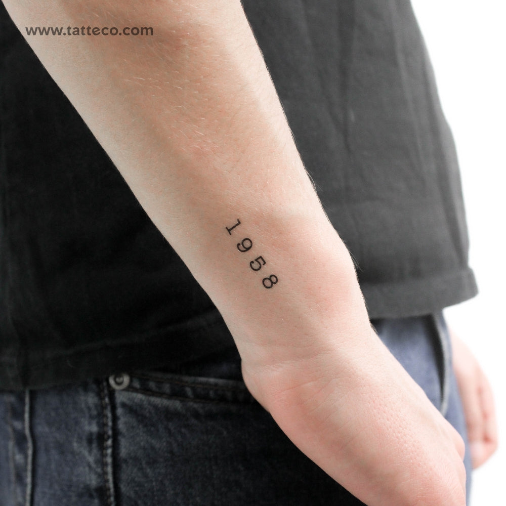 Tatuaje temporal de 1958 - Juego de 3