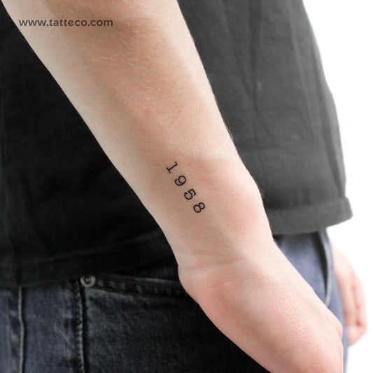 1958 Temporary Tattoo - Set of 3
