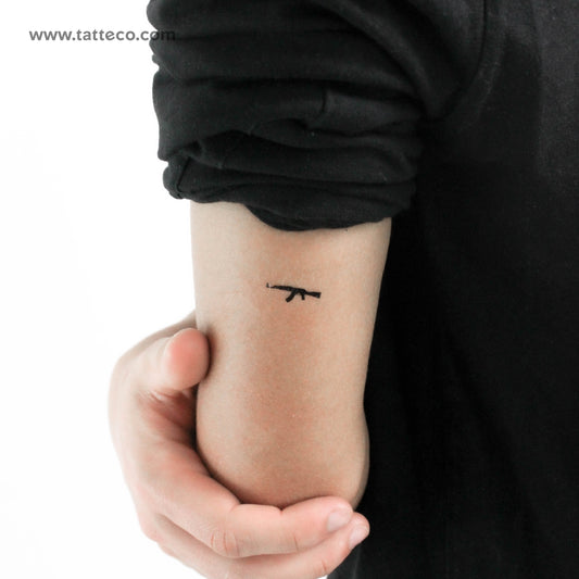 AK47 Temporary Tattoo - Set of 3