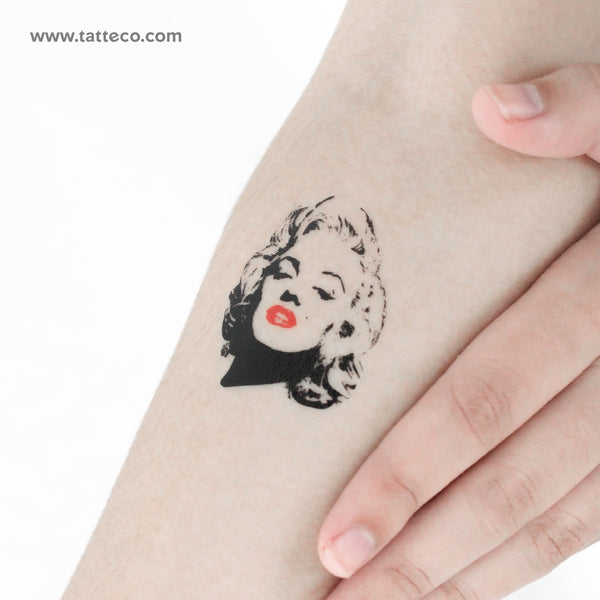 Marilyn Monroe Temporary Tattoo - Set of 3