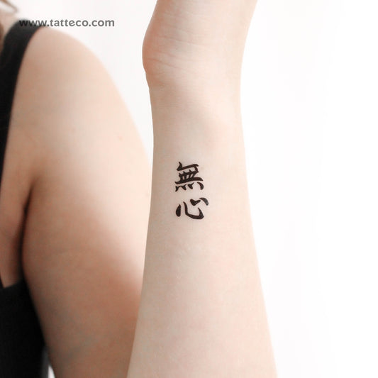 Tatuaje temporal de Mushin - Juego de 3
