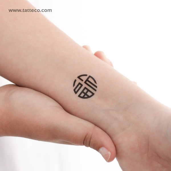 Lu Symbol Temporary Tattoo - Set of 3