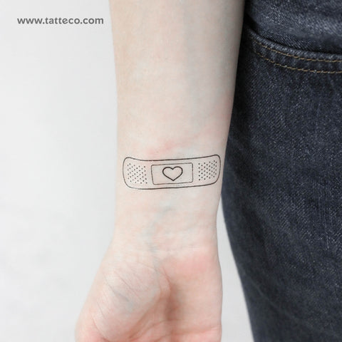 Bandage Temporary Tattoo - Set of 3