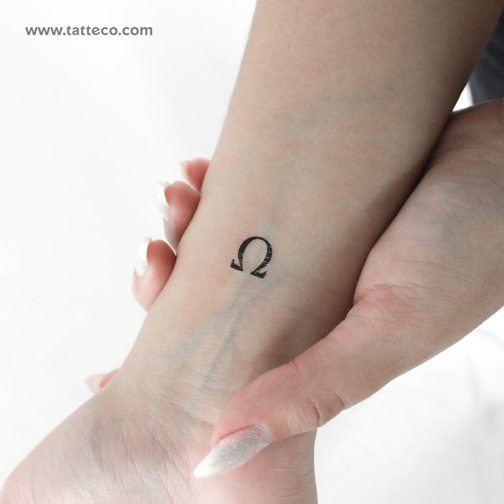 Omega Temporary Tattoo - Set of 3