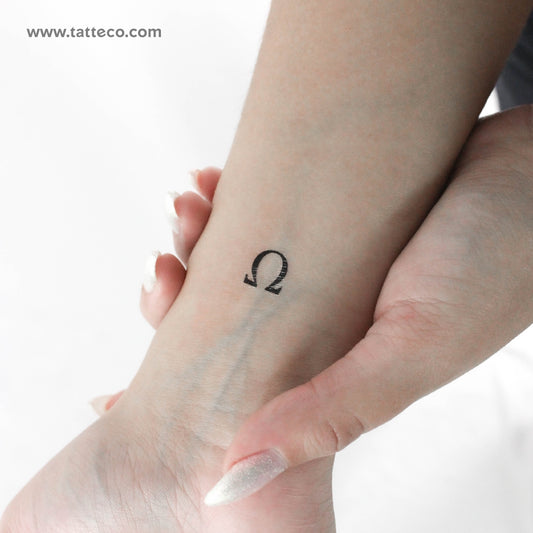 Omega Temporary Tattoo - Set of 3
