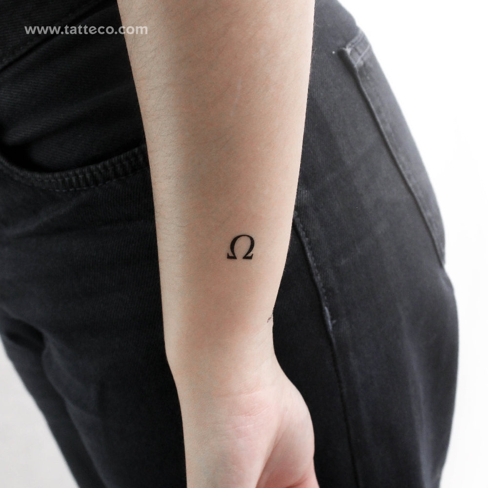 Omega Temporary Tattoo - Set of 3