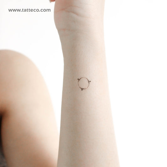 Tatuaje temporal pequeño de Ubuntu - Juego de 3