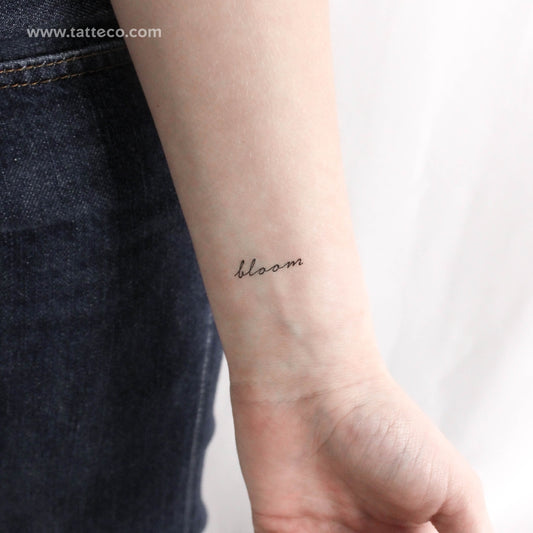 Bloom Temporary Tattoo - Set of 3