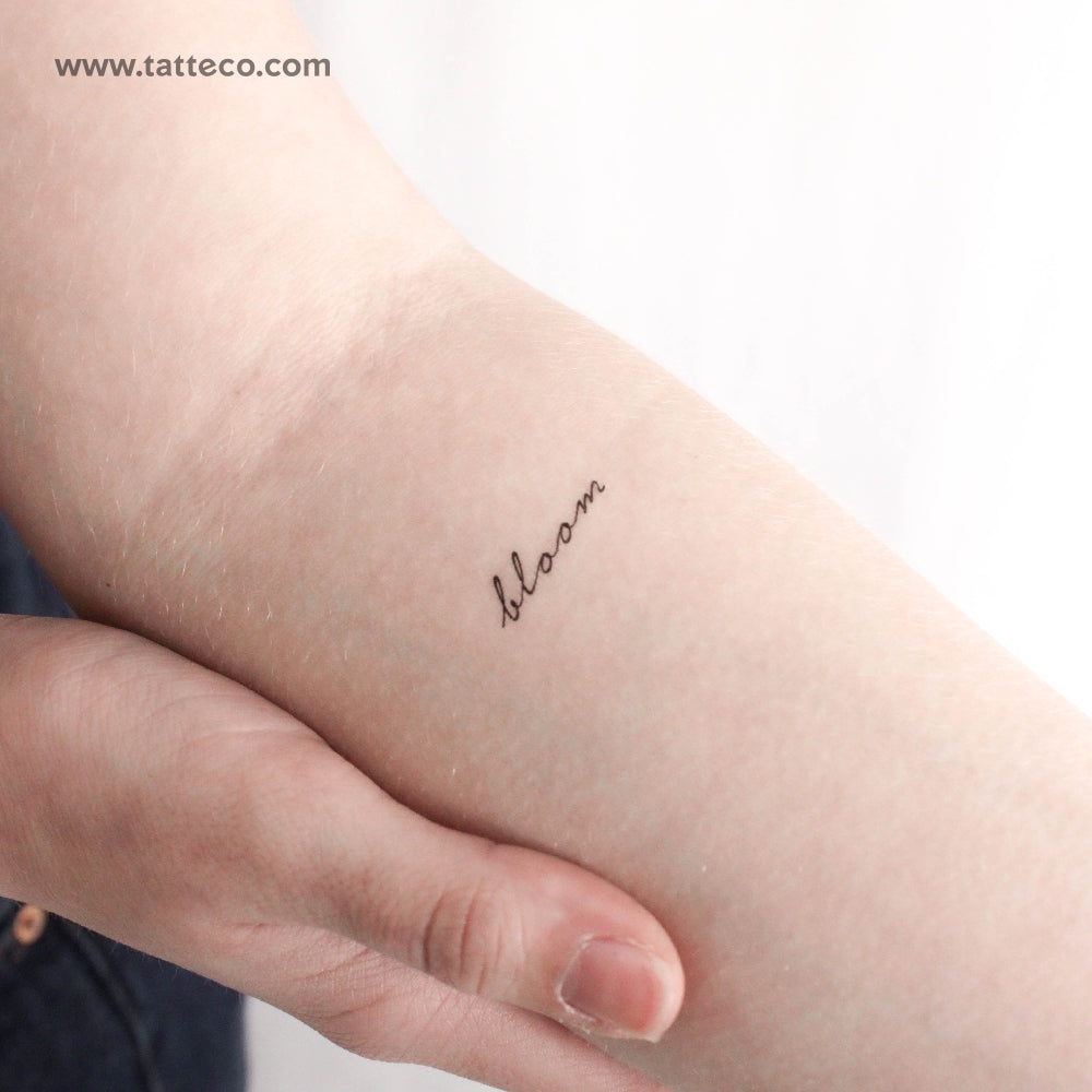 Bloom Temporary Tattoo - Set of 3