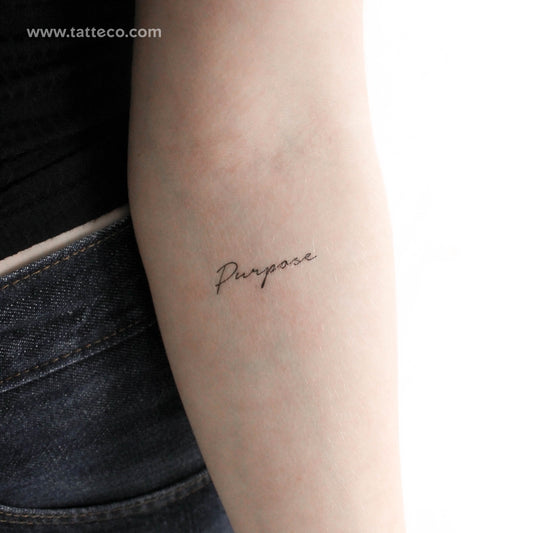 'Purpose' Temporary Tattoo - Set of 3