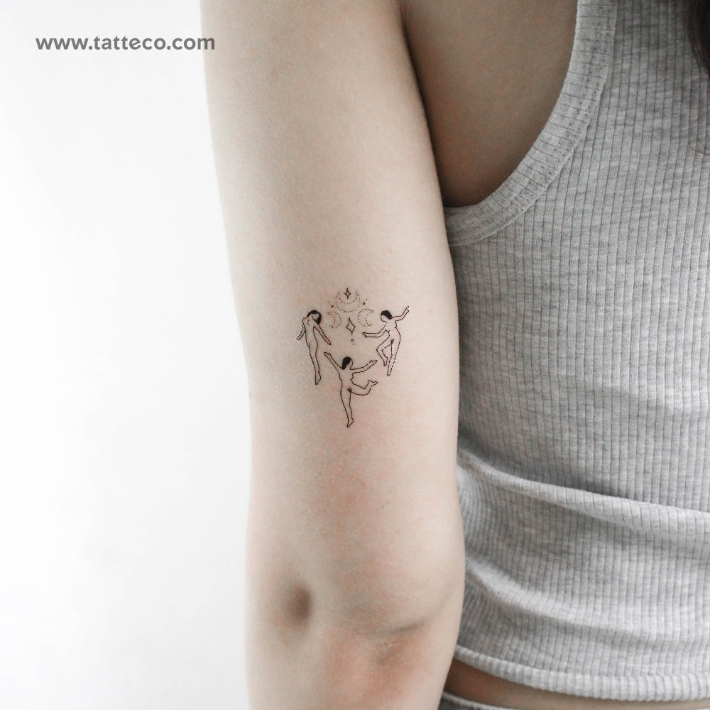 Akelarre Temporary Tattoo by Tukoi - Set of 3