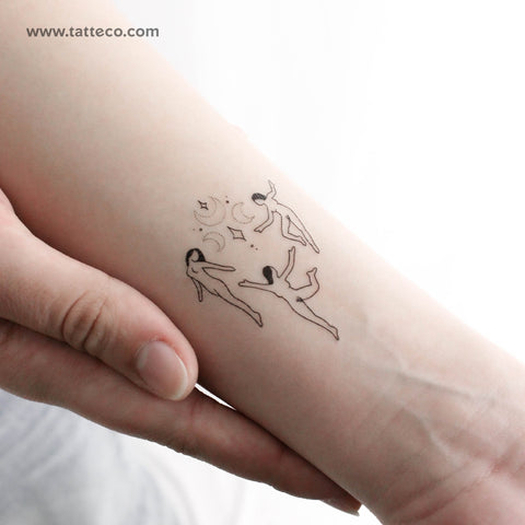 Akelarre Temporary Tattoo by Tukoi - Set of 3