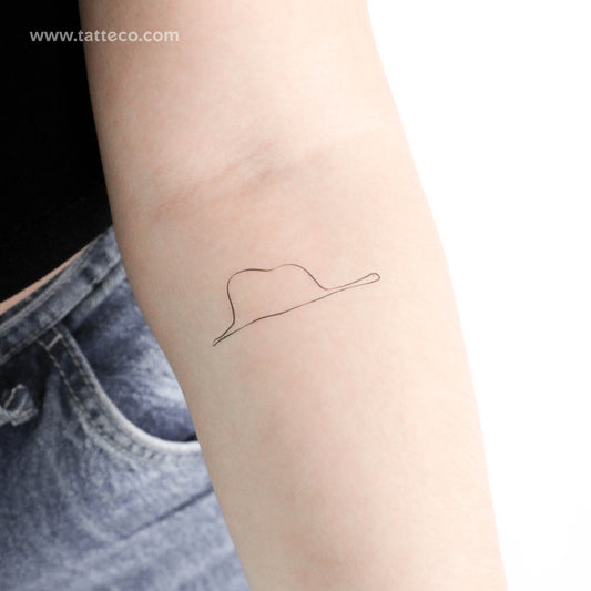 Tatuaje temporal de sombrero de elefante boa - Juego de 3