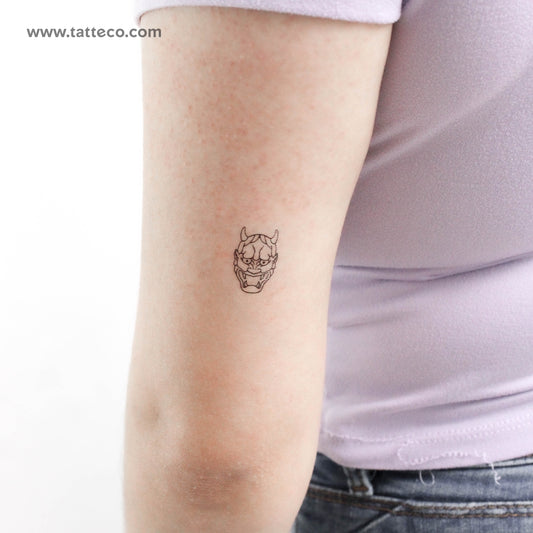 Hannya Temporary Tattoo - Set of 3