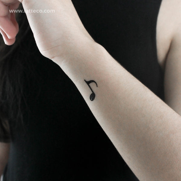 Music Note Temporary Tattoo - Set of 3 – Tatteco