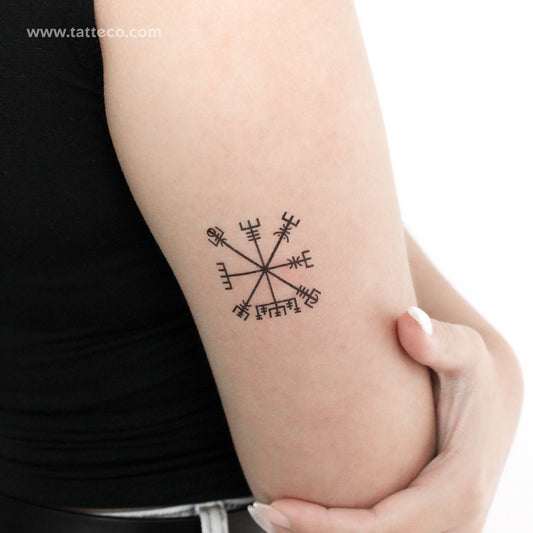 Vegvísir Temporary Tattoo - Set of 3