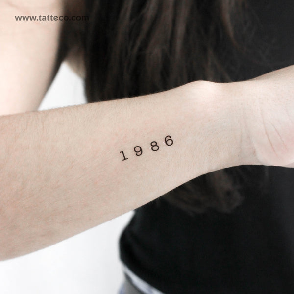 1986 Temporary Tattoo (Set of 3)