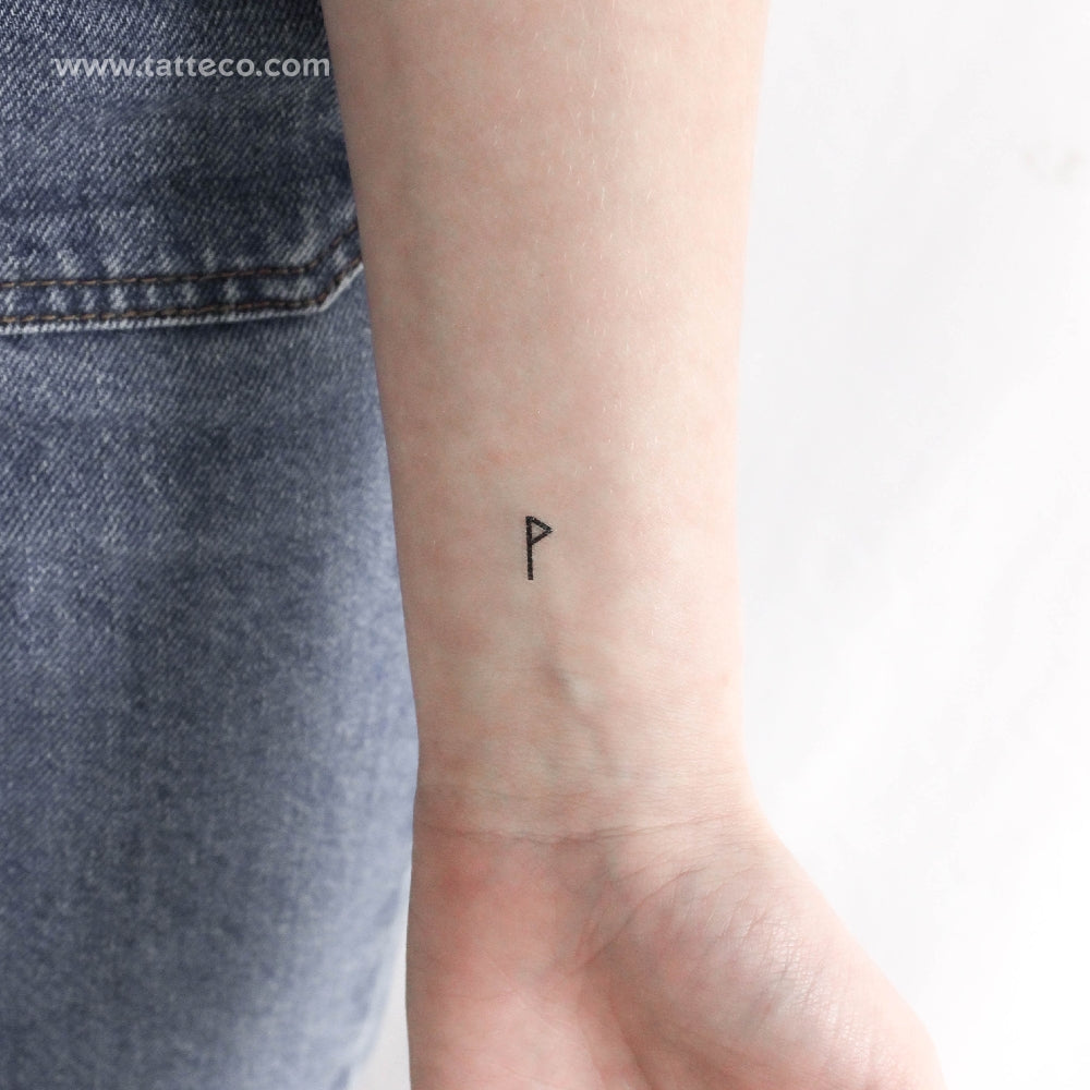 Wynn Rune Temporary Tattoo - Set of 3