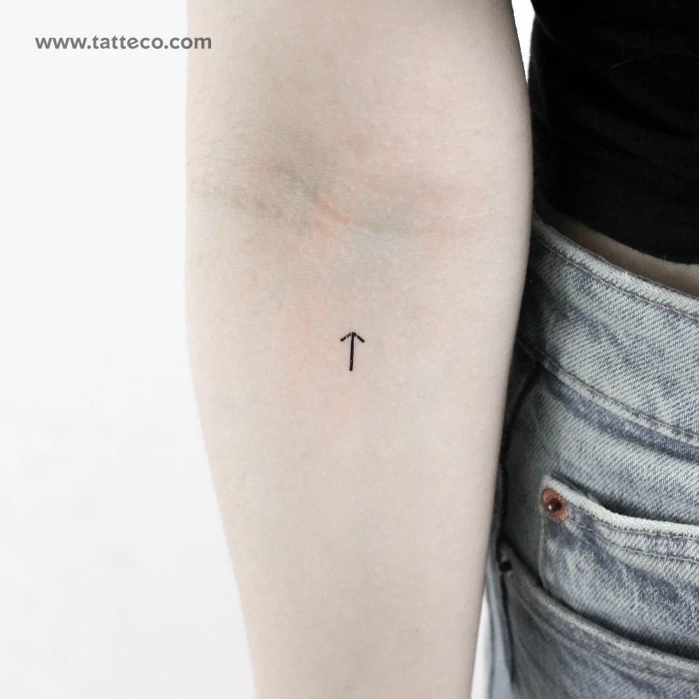 Tiwaz Rune Temporary Tattoo - Set of 3