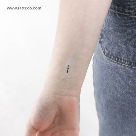 Naudiz Rune Temporary Tattoo - Set of 3