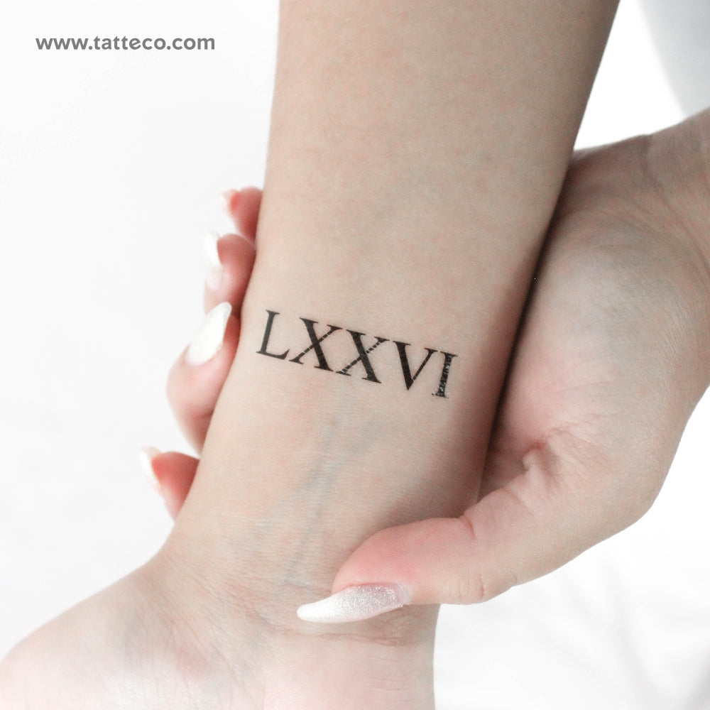 Tatuaje temporal LXXVI - Juego de 3