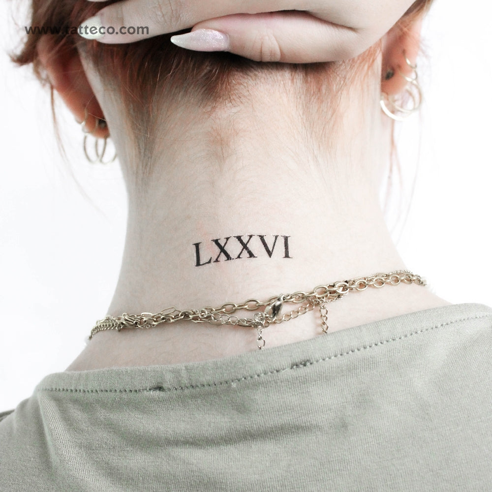 Tatuaje temporal LXXVI - Juego de 3
