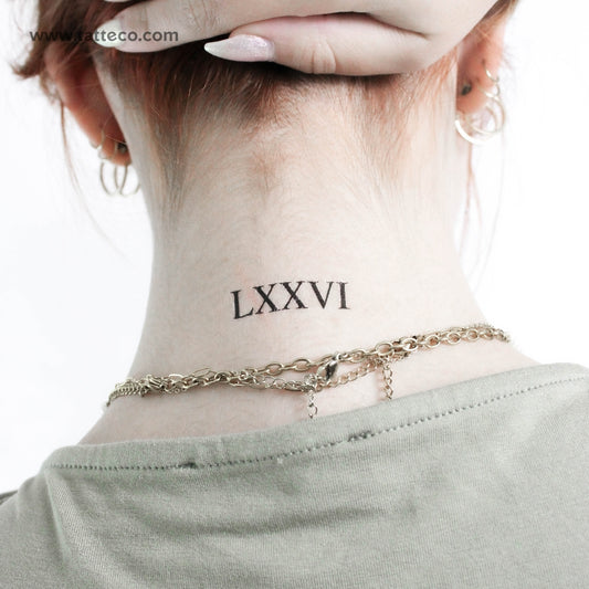 Tatuaje temporal LXXVI - Juego de 3